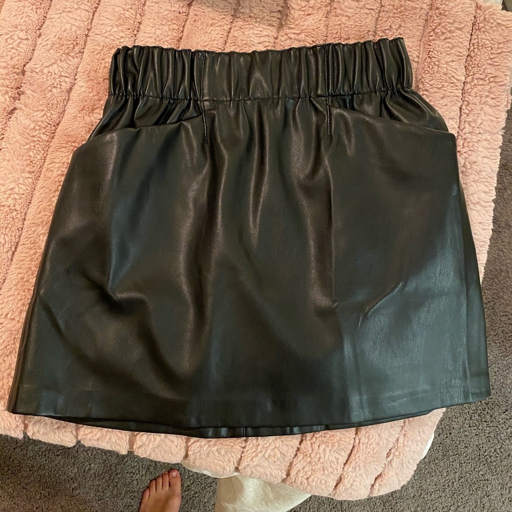 Harper Wren Leather Skirt